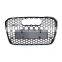 front bumper grill For Audi A6 A6L change to RS6 silver high quality honeycomb radiator mesh 2012 2013 2014 2015