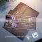 Purple Color Luxury and Simple Design Wedding Card 2016 with ribbon