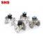 SNS 2WBF Series Liner Safety Floating Relief Pneumatic Control Valve Solenoid Valve With Stainless Steel Flange