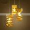 Modern Nordic Pendant Lights Wood Lighting Restaurant Bar Coffee LED Wooden Hanging LED Lamp Fixture