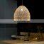 Creative Art Design Rattan Chandelier Pendant Lamp Bamboo Lantern Wicker Lantern Chandelier LED Lamp
