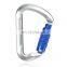 JRSGS High Strength 30kn D-shape Screwgate Snap Hook Carabiner Aluminum Alloy for Climbing S7112 7075 Aviation Aluminum CN;ZHE