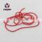 Fashion High Quality Metal Colored Ball Chain With Connectors