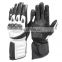 customized design & logo 100 % cowhide leather racing motorbike motorcycle biker gloves