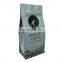 Custom flat bottom empty coffee tea bag bolsas de cafe/bolsas para cafe con valvula
