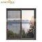 Double Glass Aluminum Sliding Windows Mosquito Screen Sliding & Turn Window 4 Track Vertical Aluminium Sliding Windows