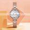 SINOBI S9818L Lady Fashional Wrist Watch Cow Leather OEM Female Watches Custom Logo Tender Rose Gold Watch