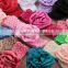 2.75" Shabby Chiffon Rose Trim Chiffon Frayed Flowers DIY Baby headband Hair Accessory MY-AF0005
