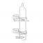 2 Tier Chrome Plated Stainless Steel Wire Bathroom Wall Rack Organizer Shelf Hanging Shower Storage Rack