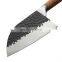 7.5 Inch Professional Forged Hammered Stainless Steel Kitchen Chopping Knife With Rose Wood Handle Butcher Knife