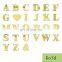 3D DIY Wall Stickers ps plastic Mirror Wall Sticker Alphabet English letters Home Decoration Creative Mirror Wall Sticker