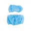Disposable nonwoven PP blue shoecovers anti-skid with elastic and print shoecovers wholesale blue white