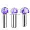 LIVTER Woodworking Carbide Slotted Circular Arc NC Milling Cutter With Round Bottom Cutter