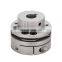 DNB series aluminum alloy high rigidity single disc coupling with single step keyway and eiht screws cooupling