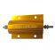 High power resistor Gold aluminum shell Resistor 0.1R To 100K 5W 10W 25W 50W 100W 500W Trapezoid RX24 Resistor