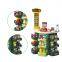 Children's Mini DIY Kitchen Set Plastic Fast Food Table Cash Register Supermarket Stall Shopping-Playworkbench Box Packed