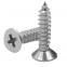 High strength galvanized cross recessed countersunk head self tapping screw cross dovetail self tapping flat head self tapping screw drywall screw