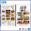 colorful best brochure printing for hotel resturant