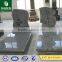 Chinese light grey granite headstone, monument