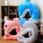 dolphin plush u pillow/plush dolphin nap pillow/plush animnal guard U pillow