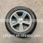 plastic hub semi pneumatic rubber wheel 10x2.75 lawn mower semi pneumatic wheel