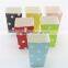 Disposable colorful printed paper popcorn box