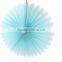 Wholesale Colorful Paper Decoration 14"(35cm) Honeycomb Paper Fan