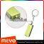 Custom Logo Printing Green Design 32GB USB Flash Device And Green Pen Set