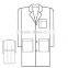 Lab Medical Coat White