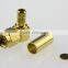 SMA Male Right Angle Coaxial Connector for RG-58U,LMR-195U,LMR-200 Cable,electrical contact