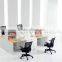 Modern Open commercial furniture Popular company staff table office workstation with steel legs ( SZ-WS377)