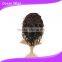 human hair lace wig, body wave, 12", natural color