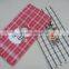 red check tea towel big size cleaning towel dish towel