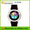 Leather watch band 500W camera bluetooth / GPS / WIFI 3G GSM waterproof android smart watch phone