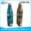 350ml/500ml customized double wall cola shaped vacuum flask