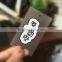 Custom printing plastic pvc hangtag with your logo