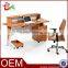 new design high quality melamine office reception counter desk design