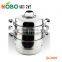 Multi use stainless steel3 layers cooking steamer pot with high quality