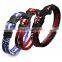 titanium ion nylon bracelet red and white magnetic balance bracelet for sale