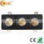 Adjustable 3*5W COB led grill light brushed black rectangular led decorative grille panel