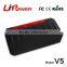 high capacity 20000mAh 3.7v lithium battery car jump starter power bank with battery cable
