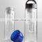 700ml single wall fruit infuser water bottle with filter,tritan bottle