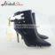 Wholesale OEM charming cow leather women boots pointed toe women high heel boots