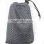 High quality mesh bags portable drawstring bag reusable large football ball bag