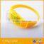 Colorful gift items for children Light up silicon remote controlled led bracelet