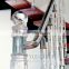 High quality wholesale crystal clear plastic stairs baluster