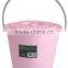 Low budget plastic handle household water bucket (12L/15L)