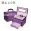 Fancy With Mirror Custom Luxury Leather Cosmetic Storage Box