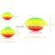 Rainbow series PU soft foam football for Rugby sports