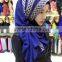 NL182 latest gorgeous chiffon long scarf with sequins glitters